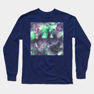 Neon Green Ice Tie-Dye Long Sleeve T-Shirt